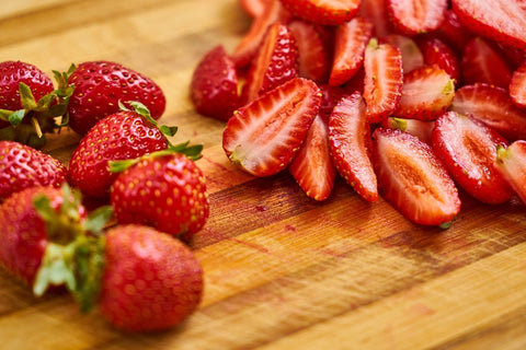 Fototapete Süsse Erdbeeren