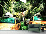 Fototapete Taxi Fantasie