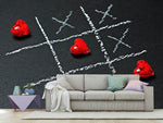Fototapete Tic tac toe Liebe
