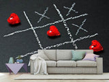 Fototapete Tic tac toe Liebe