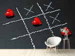Fototapete Tic tac toe Liebe