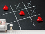 Fototapete Tic tac toe Liebe