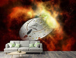 Fototapete Ufo im All