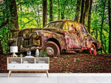 Fototapete Verlassener Oldtimer