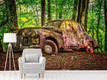 Fototapete Verlassener Oldtimer