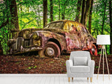 Fototapete Verlassener Oldtimer