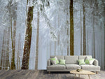 Fototapete Wald im Winter