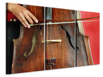 Leinwandbild 3-teilig Das Cello