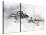 Leinwandbild 3-teilig Ein Winter in den Bergen