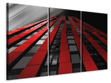 Leinwandbild 3-teilig Gebäude in Rotterdam