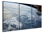 Leinwandbild 3-teilig Satelliten Bild