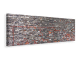 Leinwandbild Panorama Alte Backsteine