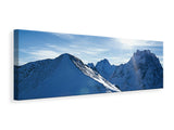 Leinwandbild Panorama Der Berg im Schnee